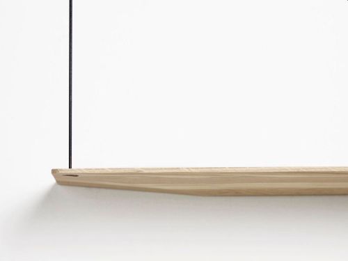 Woud Stedge Add-on Shelf L: 60 cm - White Pigmented Lacquered Oak