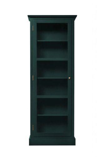 Lindebjerg Design Color N1 Vitrineskab Venstrehængt Dør 70x210 cm - Green