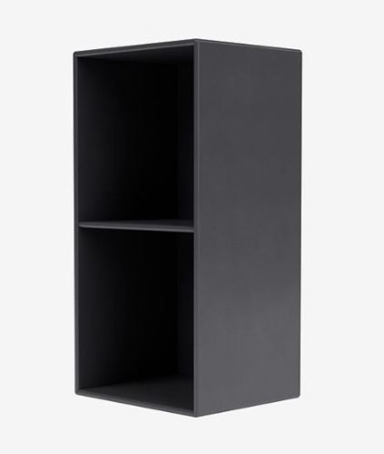 Montana 12 mm System 1261 Reol med ophængsbeslag 35,4x69,6x30 cm - 36 Coal