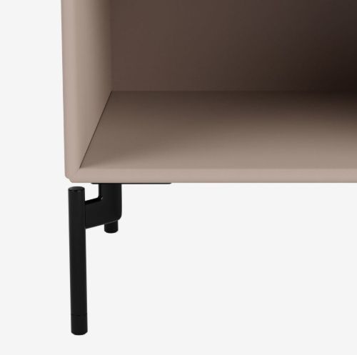 Montana MB126 Ben til reolmodul 4 stk. H: 12,6 cm - 05 Black