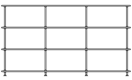 Montana QS Free 333000 Reol 203,4x109,9cm - 155 Masala