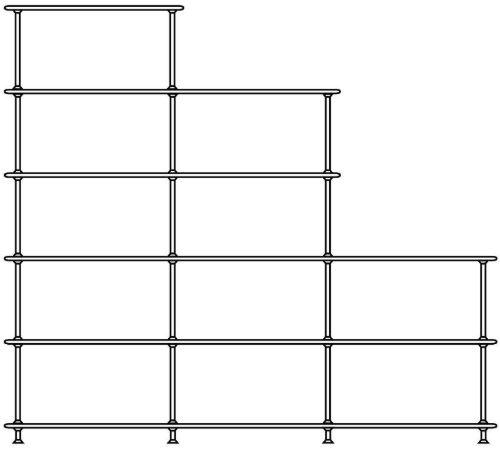 Montana QS Free 542000 Reol 203,4x178,1 cm - 101 New White