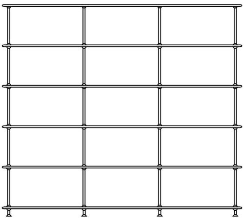 Montana QS Free 555000 Reol 203,4x178,1 cm - 02 Fjord