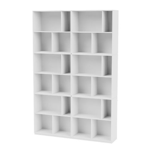 Montana QS Selection Read Bogreol med sokkel 3 cm 139,2x208,8 cm - 101 New White