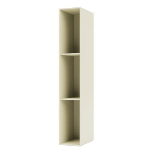 Montana Sidehængt Reol m. 3 Hylder Højre H: 138 cm - 150 Vanilla