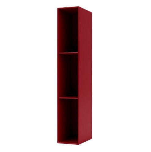 Montana Sidehængt Reol m. 3 Hylder Højre H: 138 cm - 165 Beetroot