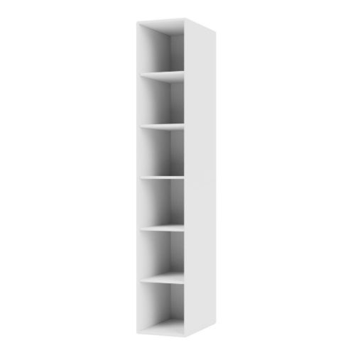 Montana Sidehængt Reol m. 5 Hylder Højre H: 138 cm - 101 New White