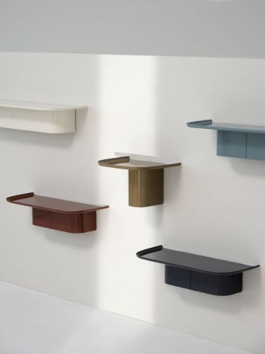 HAY Korpus Shelf 1 Hook S 35x29x21,5 cm - Cream