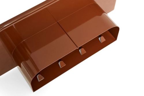 HAY Korpus Shelf 4 Hooks M 60x25x14 cm - Brick Red