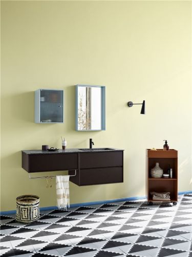 Montana Accessories Shelfie Spejl med hylde 46,8x69,6 cm - 01 White