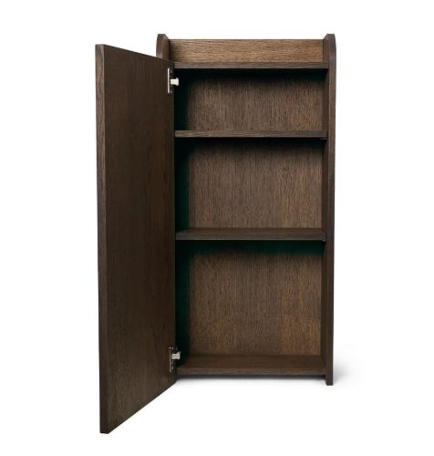 Ferm Living Sil Wall Cabinet H: 85 cm - Dark Stained Oak