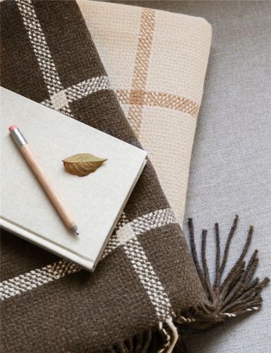 Elvang Tartan Plaid 130x190 cm - Brown