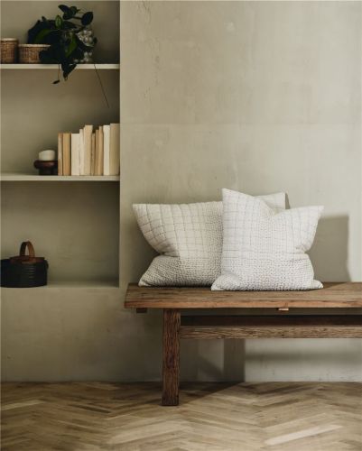 Nordal Sarga Pudebetræk 48x68 cm - Hvid 