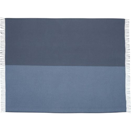 Silkeborg Uldspinderi Secret Plaid 130x190 cm - Ocean/Ink