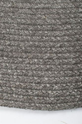 HC Interior Rugs Stavanger Håndlavet Tæppe Ø: 240 cm - Dark Grey