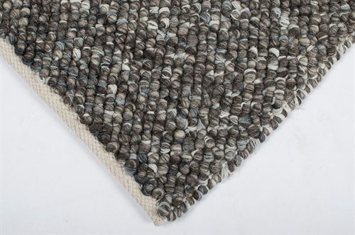 HC Interior Rugs Oxford Håndvævet Tæppe 140x200 cm - Dark Grey Mix