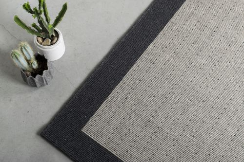 HC Tæpper Casablanca Fladvævet Tæppe 160x240 cm - Mørkgrå