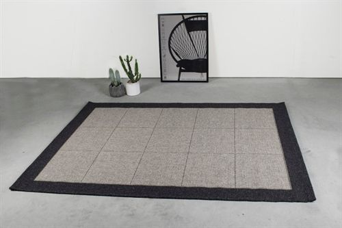 HC Tæpper Casablanca Fladvævet Tæppe 240x340 cm - Mørkgrå