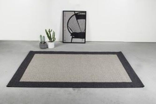 HC Tæpper Casablanca Fladvævet Tæppe 300x400 cm - Mørkgrå