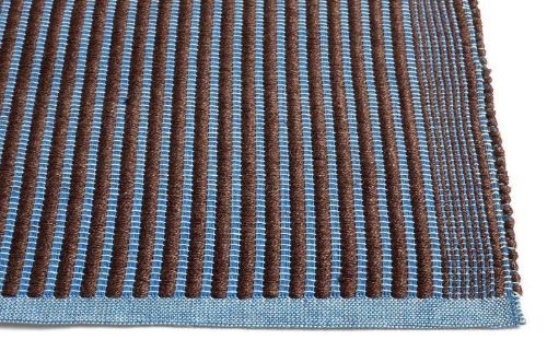 HAY Tapis Tæppe 80x200 cm - Chestnut/Blue