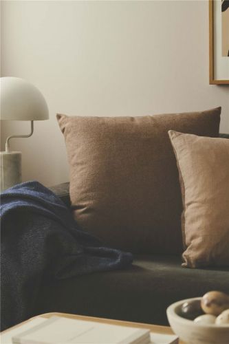 Silkeborg Uldspinderi  Arequipa Pude 40x40 cm - Walnut Brown