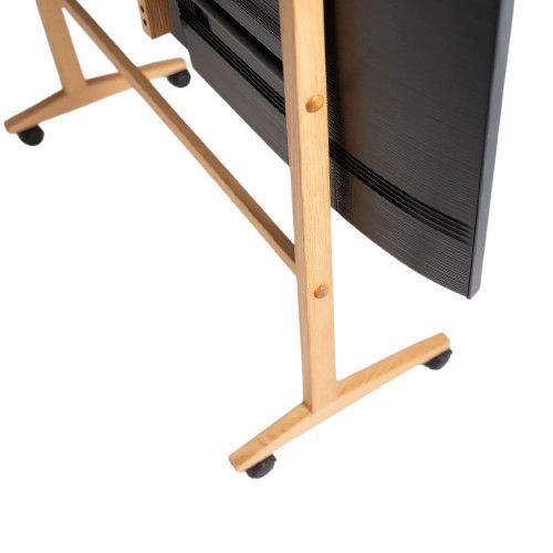Kristian Juul SIKA TV-Stander H: 103 m. Hjul - Eg