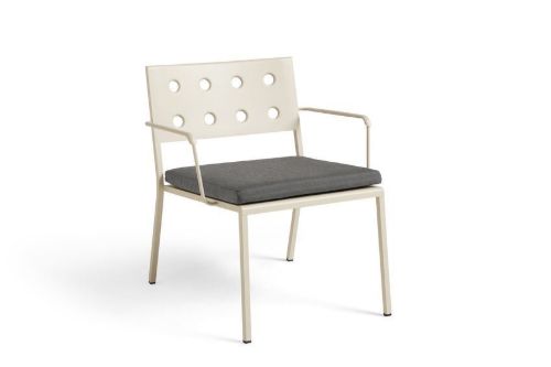 HAY Balcony Lounge Chair & Armchair Cushion 49,5x50,5 cm - Black Pepper 