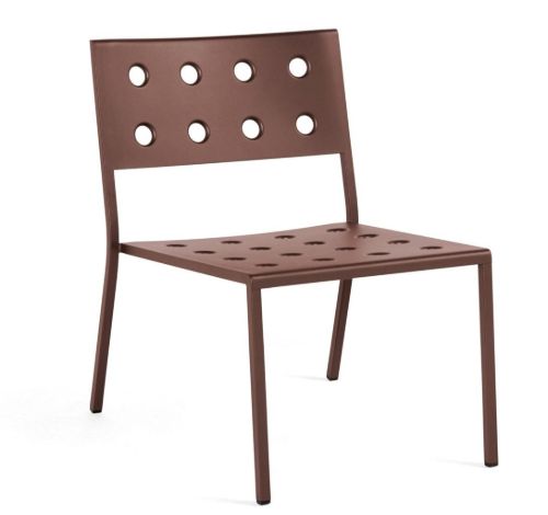  HAY Balcony Lounge Chair SH: 39 cm - Iron Red 