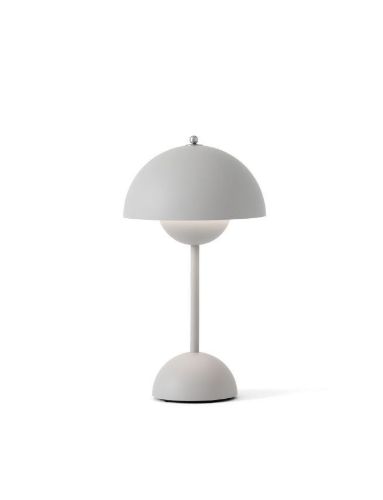 &Tradition Flowerpot VP9 Bordlampe H: 29,5 cm - Matt Light Grey 