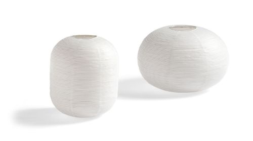 HAY Rice Paper Shade Ellipse Lampeskærm Ø: 70 cm - Classic White