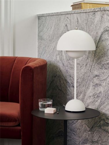 &Tradition Flowerpot VP3 Bordlampe H: 50 cm - Matt White