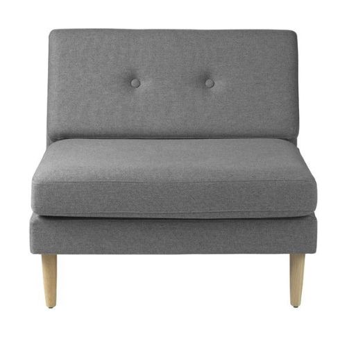 FDB Møbler L42 Firhøj Midter Sofamodul B: 90 cm - Grå