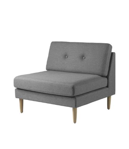 FDB Møbler L42 Firhøj Midter Sofamodul B: 90 cm - Grå