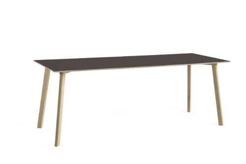 HAY CPH Deux 210 Table 200x75x73 cm - Untreated Solid Beech/Stone Grey Laminate OUTLET