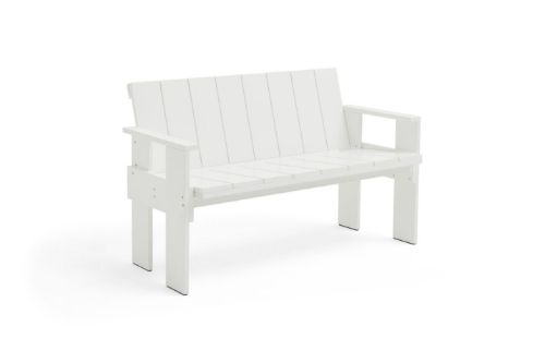 HAY Crate Dining Bench 132x64 cm - White OUTLET