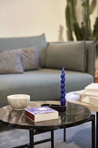 Hay Rebar Side Table Ø: 45 cm - Marble  OUTLET