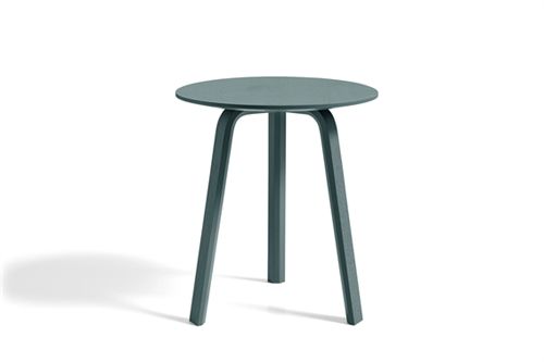 Hay Bella Coffee Table Ø: 45 cm - Brunswick Green Lacquered Oak/ Brunswick Green Lacquered Oak OUTLET