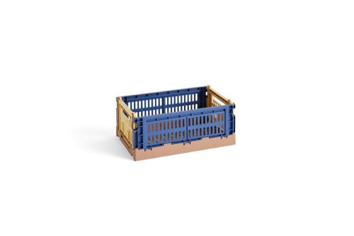 HAY Colour Crate Mix S 17x26,5x10,5 cm - Dark Blue OUTLET