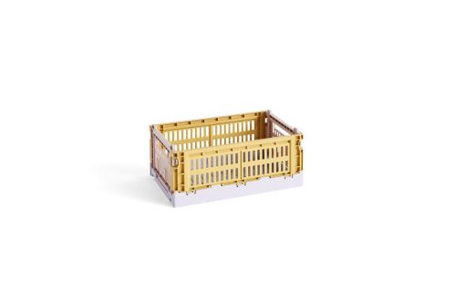 HAY Colour Crate Mix S 17x26,5x10,5 cm - Golden Yellow OUTLET