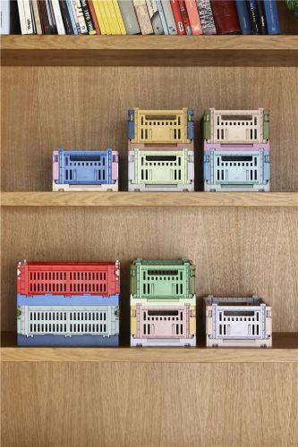 HAY Colour Crate Mix S 17x26,5x10,5 cm - Golden Yellow OUTLET