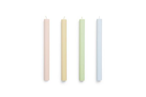 HAY Hexagon Candle Ø: 2,2 cm 4 stk - Pastel Set OUTLET