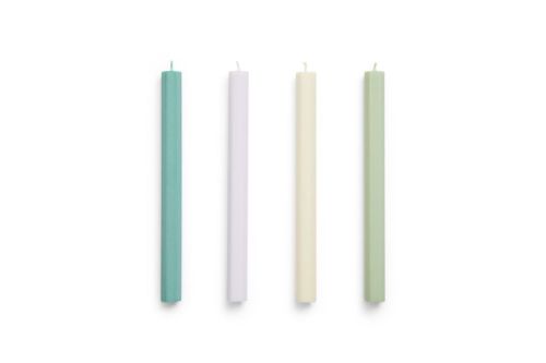 HAY Hexagon Candle Ø: 2,2 cm 4 stk - Fresh Set OUTLET