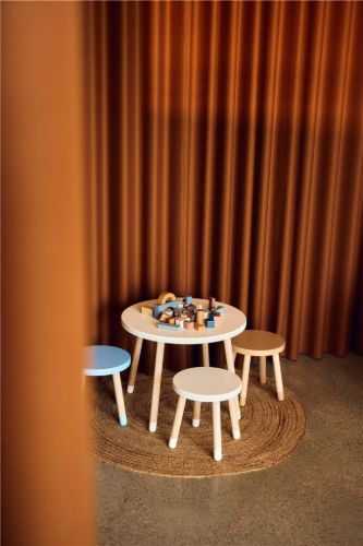 Flexa Dots Stool Ø: 30x30 cm - Latte OUTLET