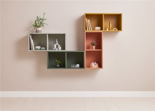 Flexa Roomie Wall Hanging Bookcase 72x34,5 cm - Latte OUTLET