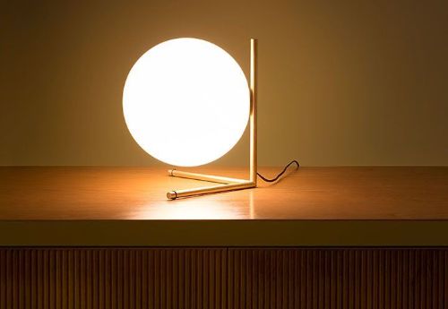FLOS IC Lights Bordlampe T2 H: 35 cm - Black OUTLET