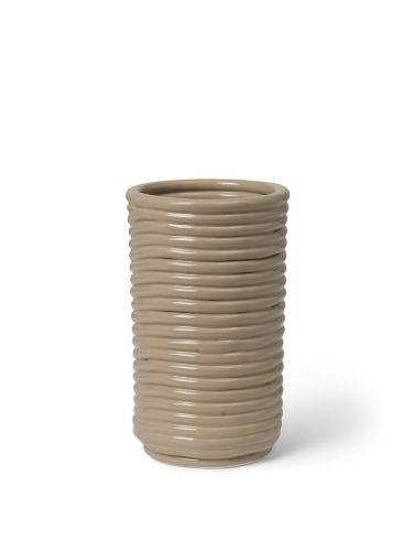 Ferm Living Corduroy Vase - Cashmere OUTLET