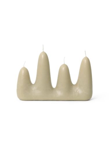 Ferm Living Stala Candle 15,2x24,1 cm - Sand OUTLET