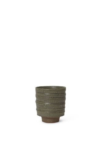 Ferm Living Serena Cup H: 9 cm - Green OUTLET