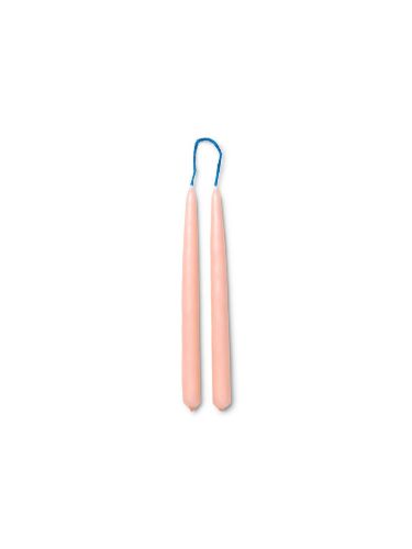 Ferm Living Dipped Candles Set of 8 H: 15 cm - Blush OUTLET