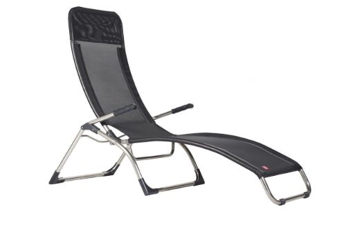 Fiam Samba Outdoor Deck Chair SH: 34 cm - Black FORUDBESTIL: OKTOBER 2026